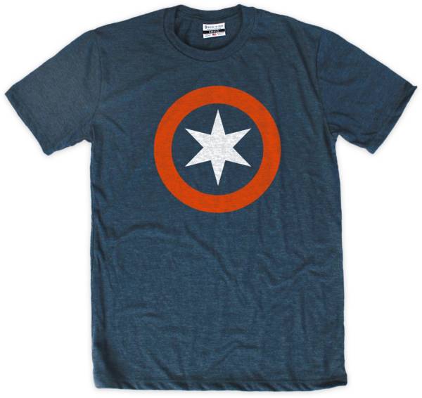 Where I'm From Chi City Star Navy T-Shirt product image