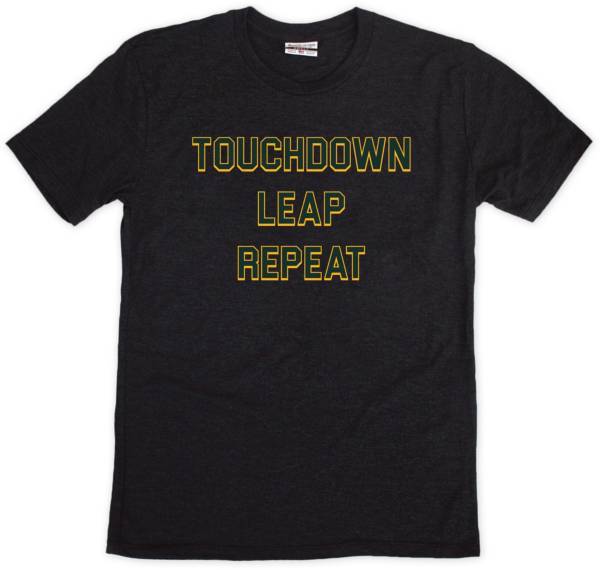 Where I'm From GB Touchdown Leap Black T-Shirt