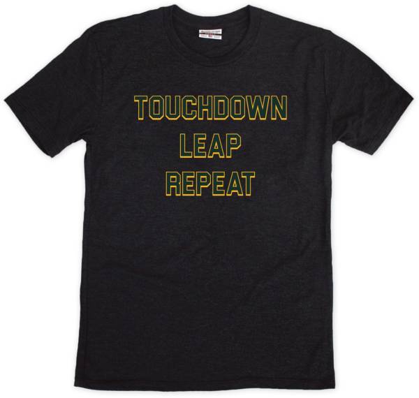 Where I'm From GB Touchdown Leap Black T-Shirt product image