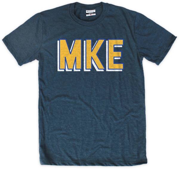 Where I'm From MKE Airport Code Navy T-Shirt