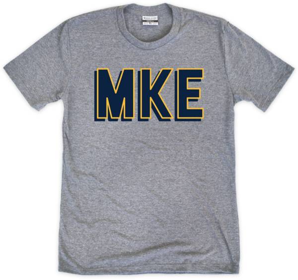 Where I'm From MKE Airport Code Grey T-Shirt