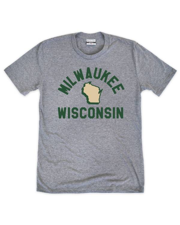 Where I'm From MKE City Arch Grey T-Shirt