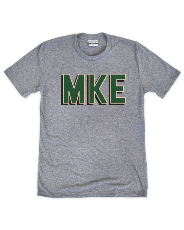 Where I'm From MKE Airport Code Grey T-Shirt