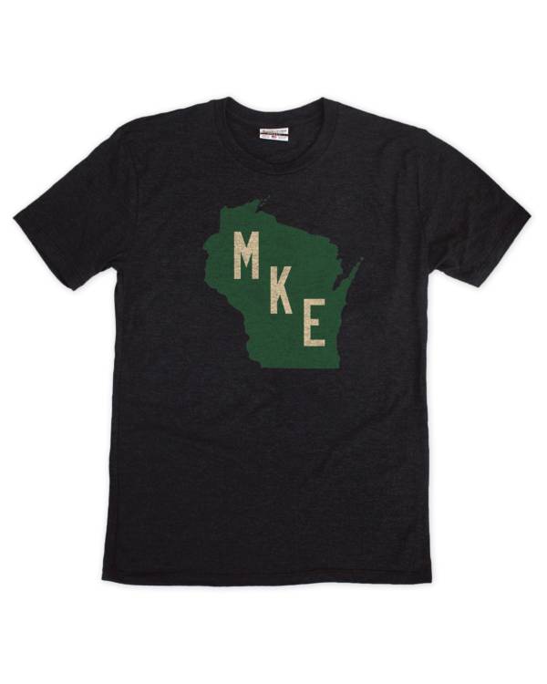 Where I'm From MKE State Black T-Shirt