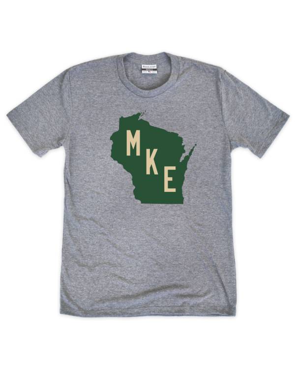 Where I'm From MKE State Grey T-Shirt