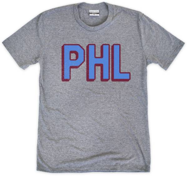 Where I'm From PHL Airport Code Grey T-Shirt