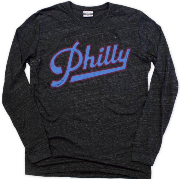 Where I'm From Philly Script Black T-Shirt