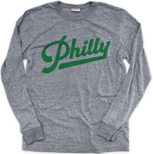 Where I'm From Philly Script Grey T-Shirt