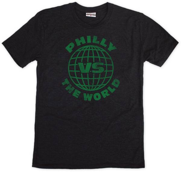 Where I'm From Philly vs. The World Black T-Shirt