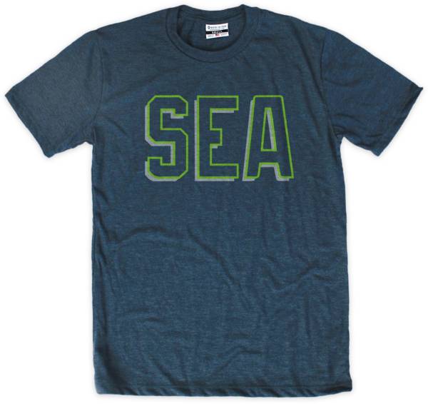 Where I'm From SEA Airport Code Navy T-Shirt