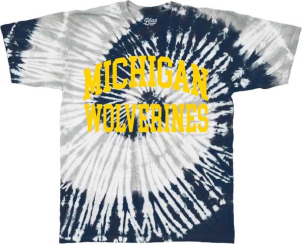 Blue 84 Men's Michigan Wolverines Tie Dye T-Shirt