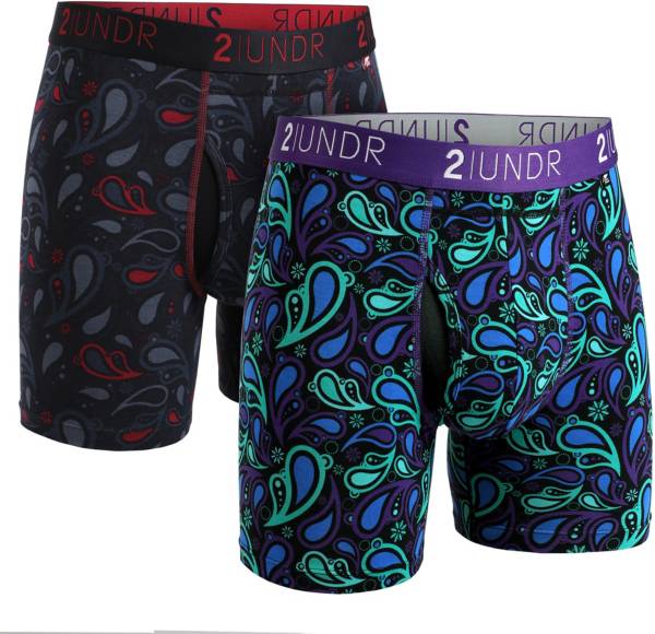 2Undr Men's Swing Shift Boxer Briefs Sonora and Texica 2 pack