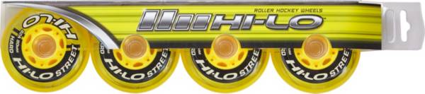 Bauer HI-LO Street 68MM Roller Hockey Wheels – 4 Pack