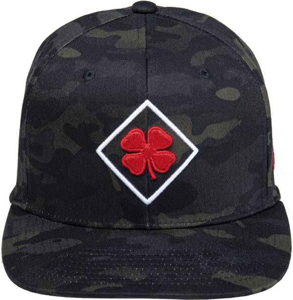 Black Clover + Rawlings Diamond Multicam Flat Brim Hat