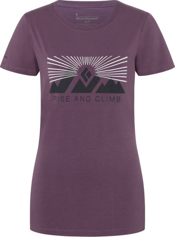 Black Diamond Women's Rise And Climb Short Sleeve T-Shirt