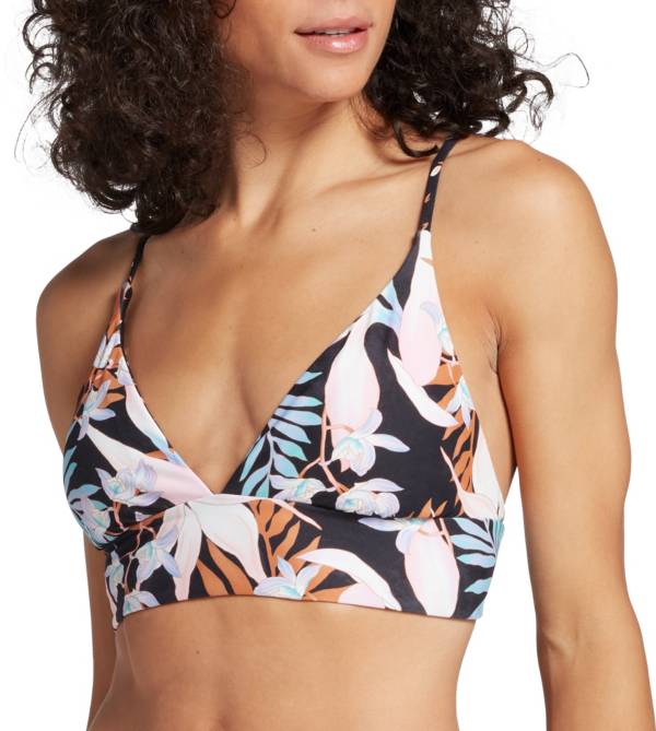 Billabong Women's Tropic Moon Reversible V-Neck Cami Bikini Top