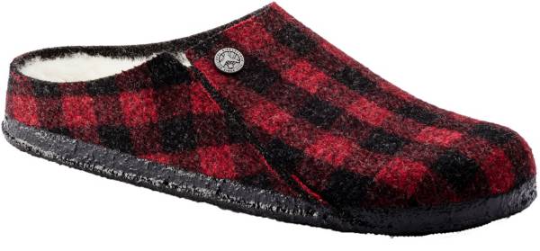 Birkenstock Men's Zermatt Plaid Shearling Slippers