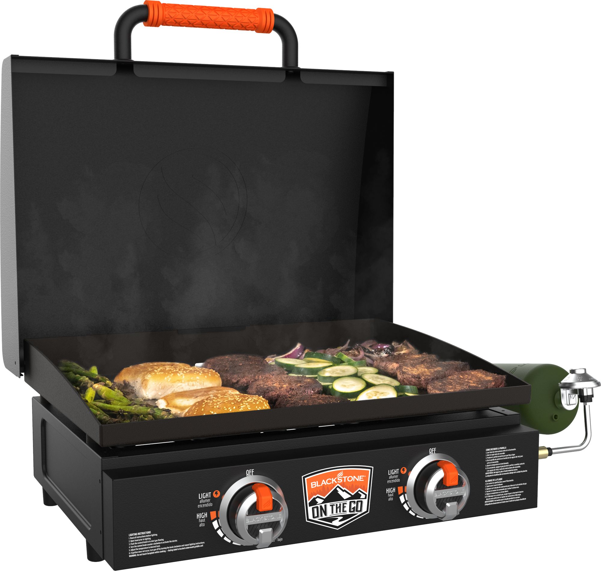 BlackStone 22 On The Go Griddle With Hood Dick S Sporting Goods   21BKSATG22WHDXXXXCFP