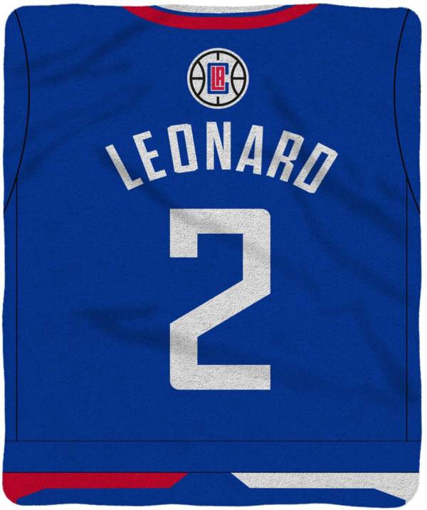 Bleacher Creatures Los Angeles Clippers Kawhi Leonard #2 Raschel Plush Blanket