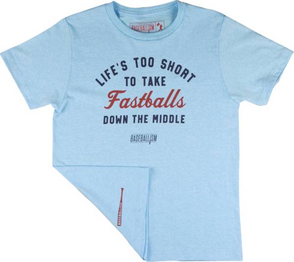 Baseballism Boys' "Life's Too Short" T-Shirt