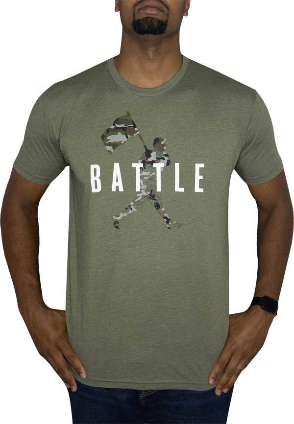 Baseballism Men's Flag Man Battle T-Shirt