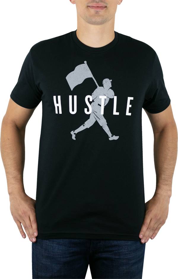 Baseballism Men's Flag Man Hustle T-Shirt