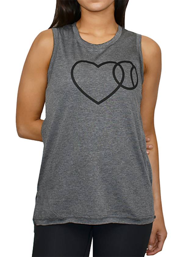 Baseballism Women's "Love Baseball" Aya Tank Top