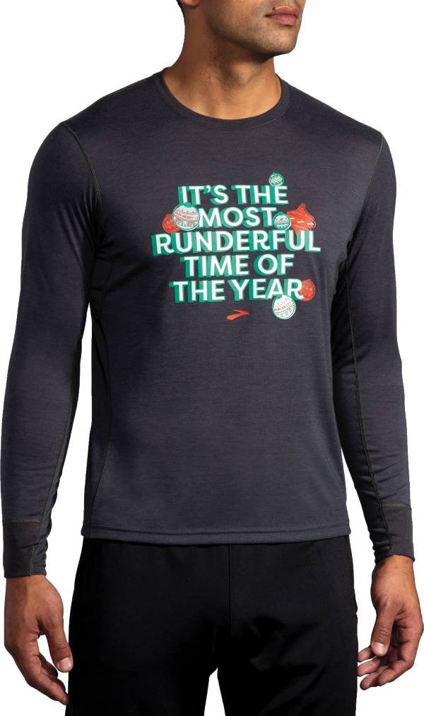 Brooks Men's Run Merry Run Distance Long Sleeve Shirt