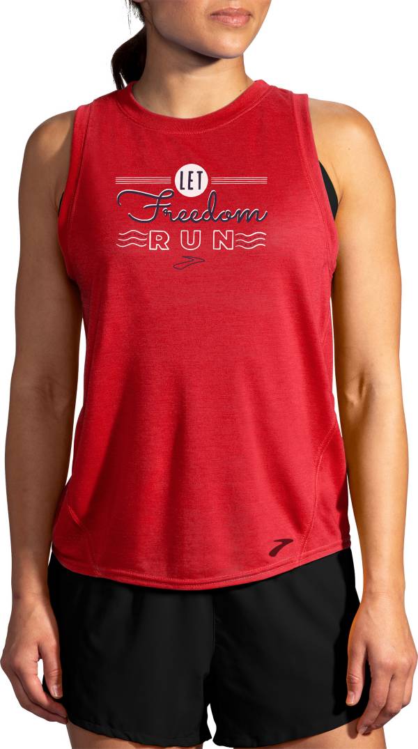 Brooks Women's Empower Her Collection Girl in Sport Distance Running Graphic Tank Top