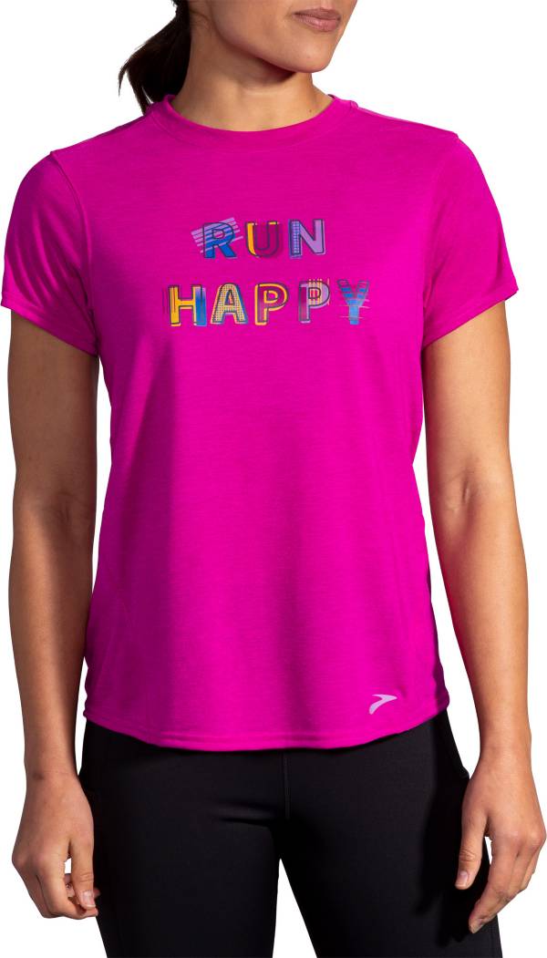 Brooks Women's Run Happy Distance Graphic T-Shirt