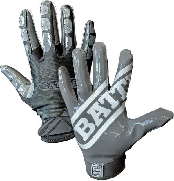Battle Sports Science Adult DoubleThreat Football Gloves Green/Green