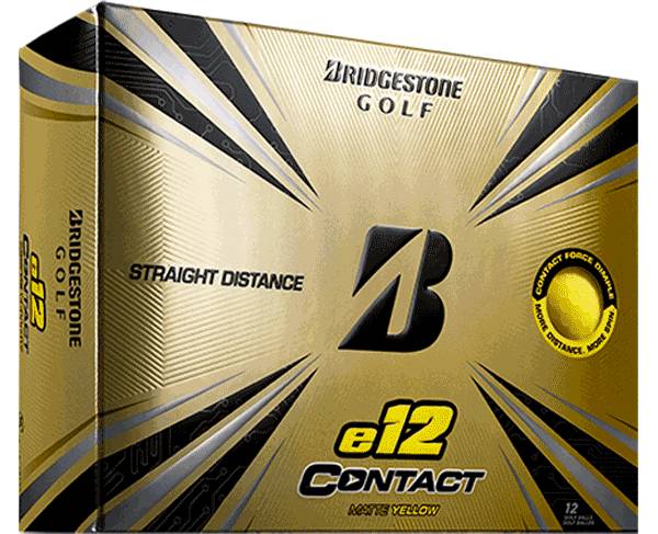 Bridgestone e12 CONTACT Matte Yellow Golf Balls