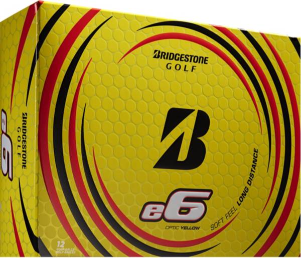 Bridgestone 2021 e6 Yellow Golf Balls