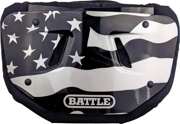 Battle Adult Chrome American Flag Back Plate