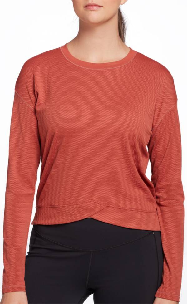 CALIA Women's Bubble Mesh Long Sleeve Shirt product image