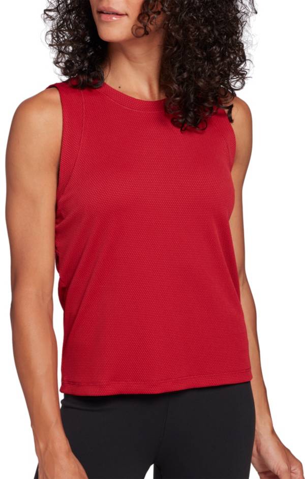 CALIA Women's Bubble Mesh Tank Top