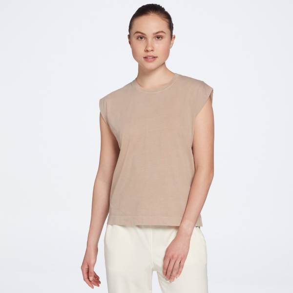 CALIA Women's Everyday Cap Sleeve Tee