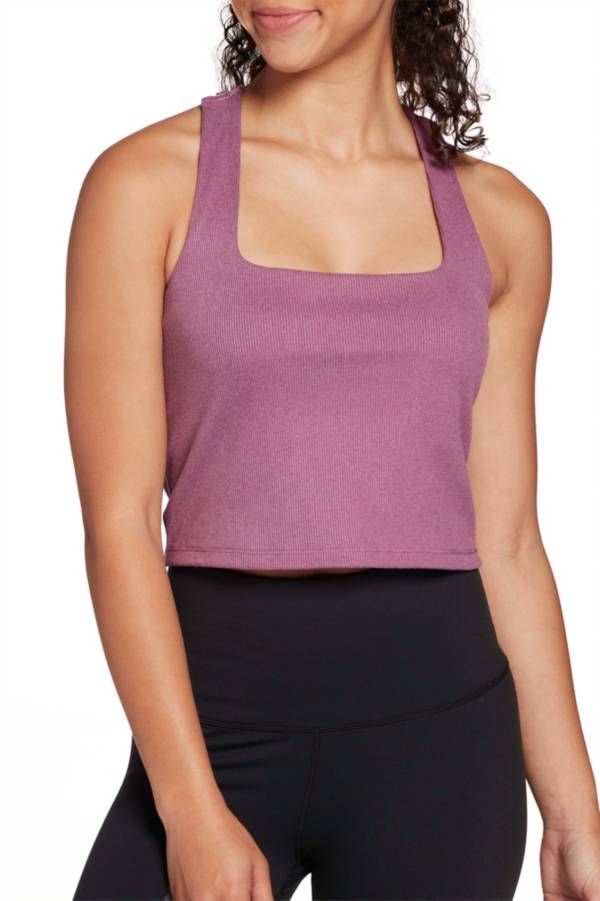 CALIA Women's Fashion Cozy Rib Tank Top