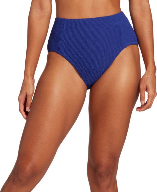 CALIA Women's High Rise Crinkle Swim Bottoms