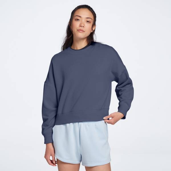 CALIA Women's Ultra Cozy Cinched Crew Sweatshirt