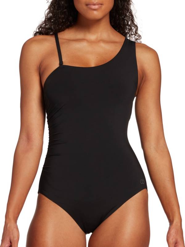 CALIA Women's One Shoulder One Piece Swimsuit