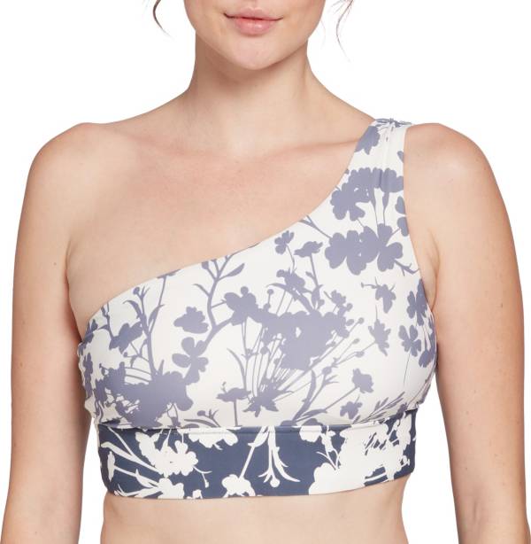 CALIA Women's One Shoulder Bikini Top