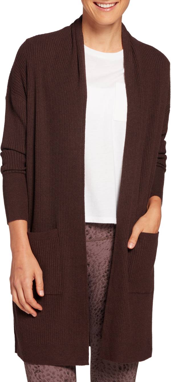 CALIA Women's Ribbed Cardigan