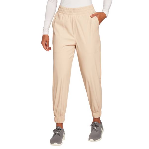 CALIA Women's Ath-Leather Jogger Pants