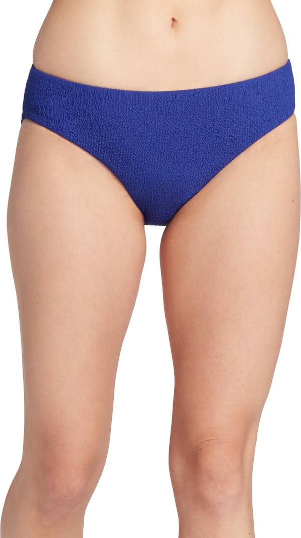 CALIA Women's Textured Mid Rise Swim Bottoms