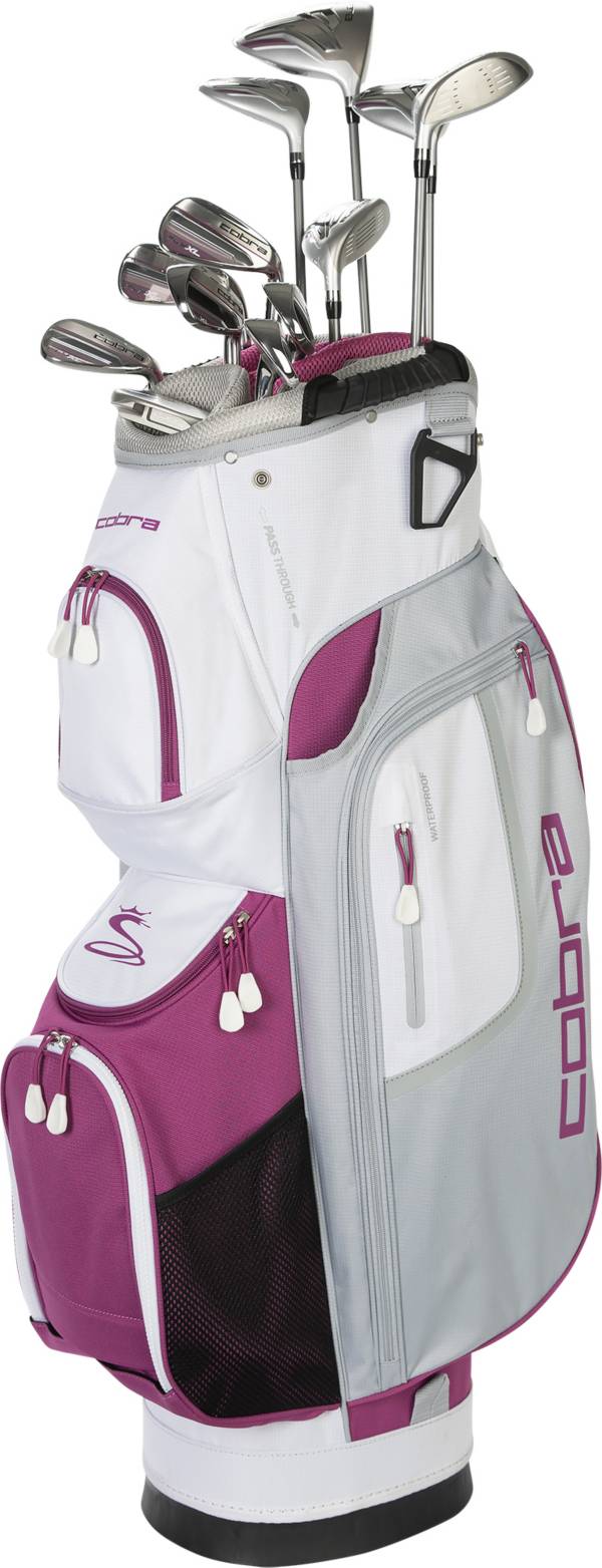 Cobra Women's FLY-XL 13-Piece Complete Set with Cart Bag – (Graphite)