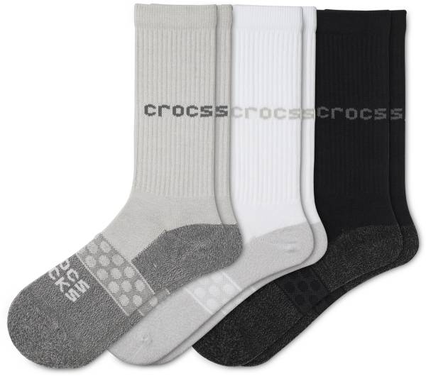 Crocs Socks Adult Crew Solid 3-Pack