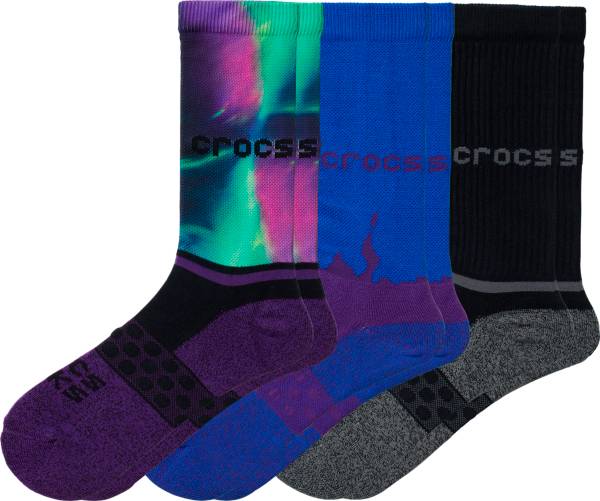 Crocs Socks Adult Crew 3-Pack