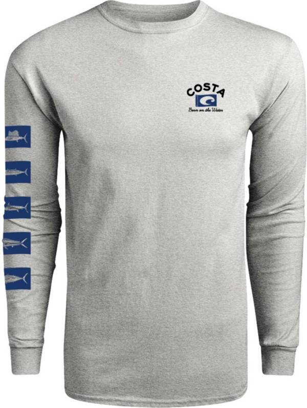 Costa Del Mar Men's Banner Long Sleeve Graphic T-Shirt