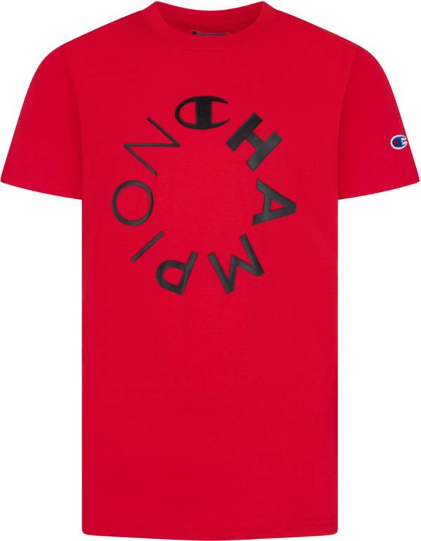 Champion Boys' Circle Crest Short Sleeve T-Shirt